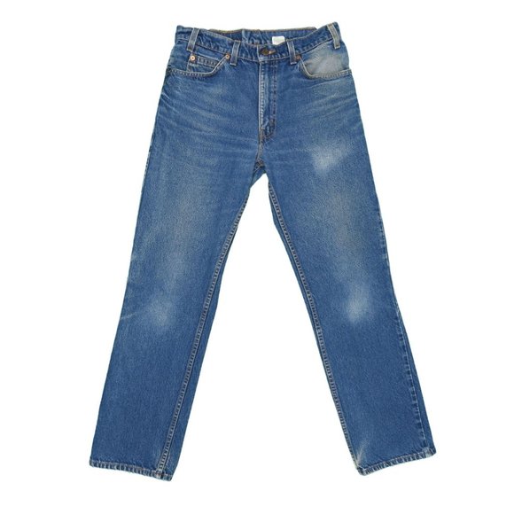 1990s Vintage Levis 518 Orange Tab Jeans 31x31